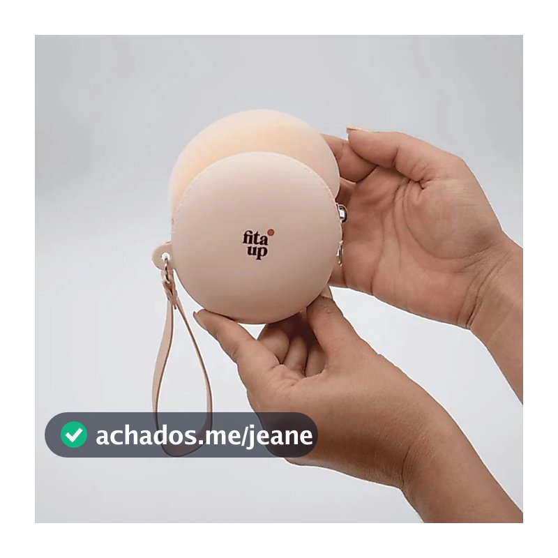 Case Protetor De Silicone 8cm Para Protetores Seios Fita Up agora é Toda Up