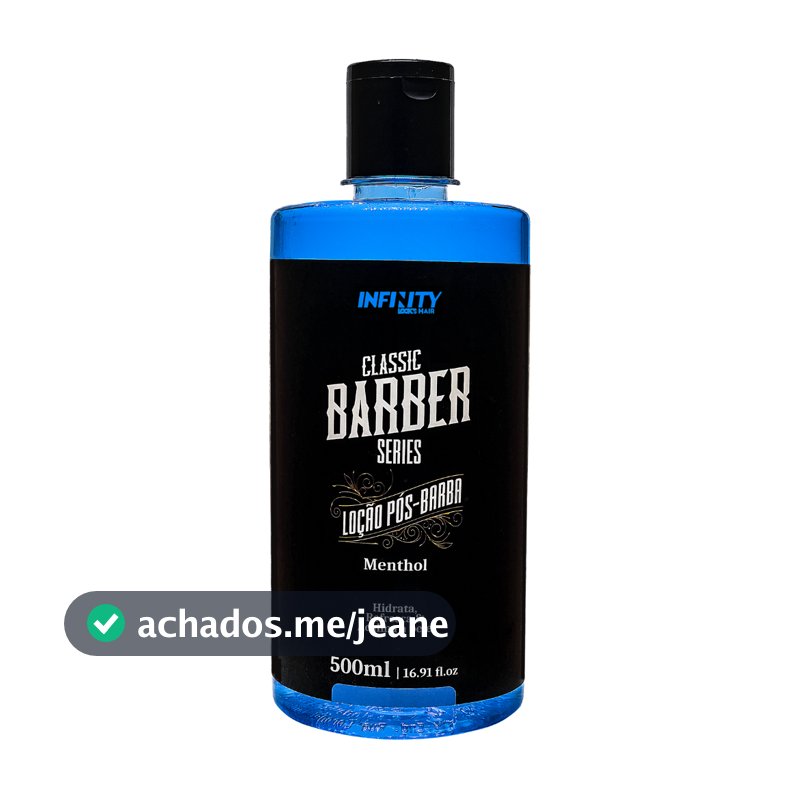Loção Pós-Barba Menthol 500ml INFINITY – Hidrata, Refresca e Acalma a Pele