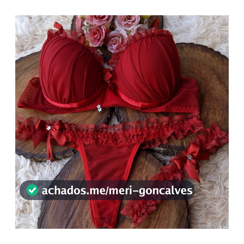 Conjunto Sutiã e Calcinha Sensual Fio Dental Lingerie Com Perneirinha