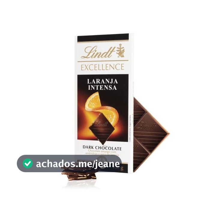 Barra de Chocolate Lindt Excellence Dark Orange 100g