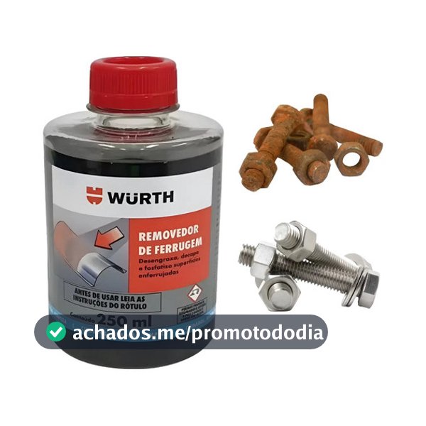 Removedor De Ferrugem Limpa Oxidação Fosfatiza Wurth 250ml