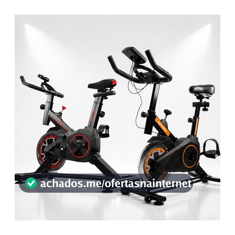 Bicicleta Ergométrica Semi Profissional Sport Preto até 120kg
