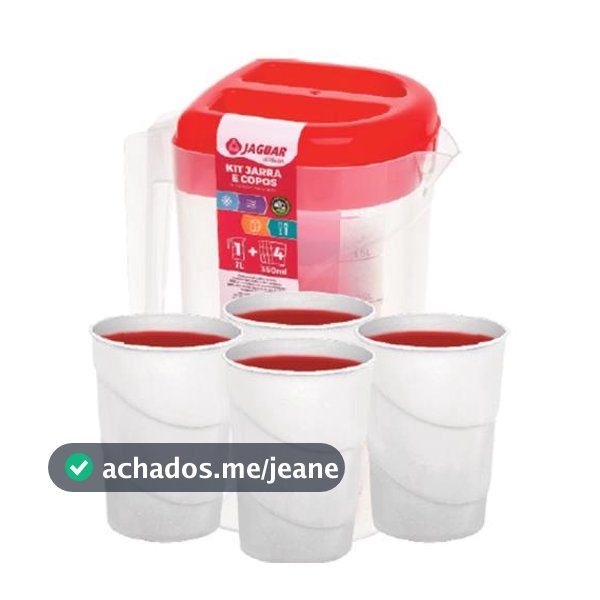 Cj Jarra C/04 Copos
