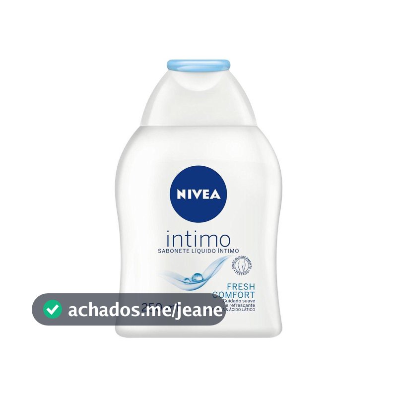 Sabonete Líquido Íntimo NIVEA Fresh Comfort 250ml