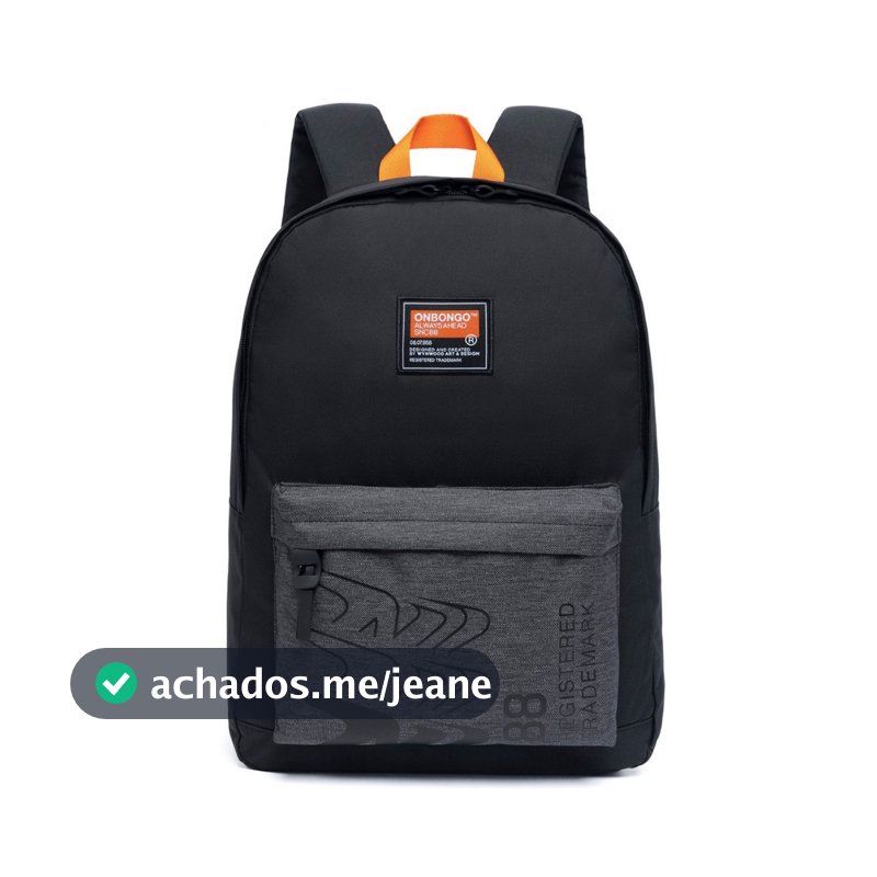 Mochila Onbongo Masculina Reforçada Escolar Faculdade