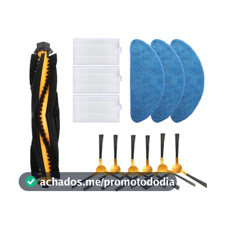 Aspirador De Pó Escova Principal Lateral Filtro HEPA Pano De Esfregão Para Peças Do Robô LIECTROUX C30B