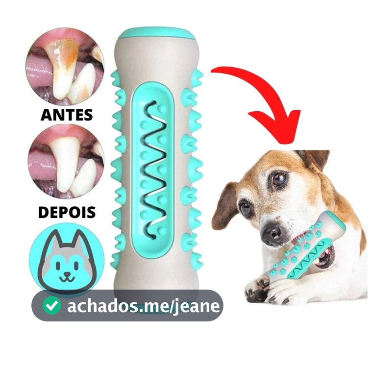 Brinquedo Mordedor Para Cachorro Saúde Dental Modelo de Osso