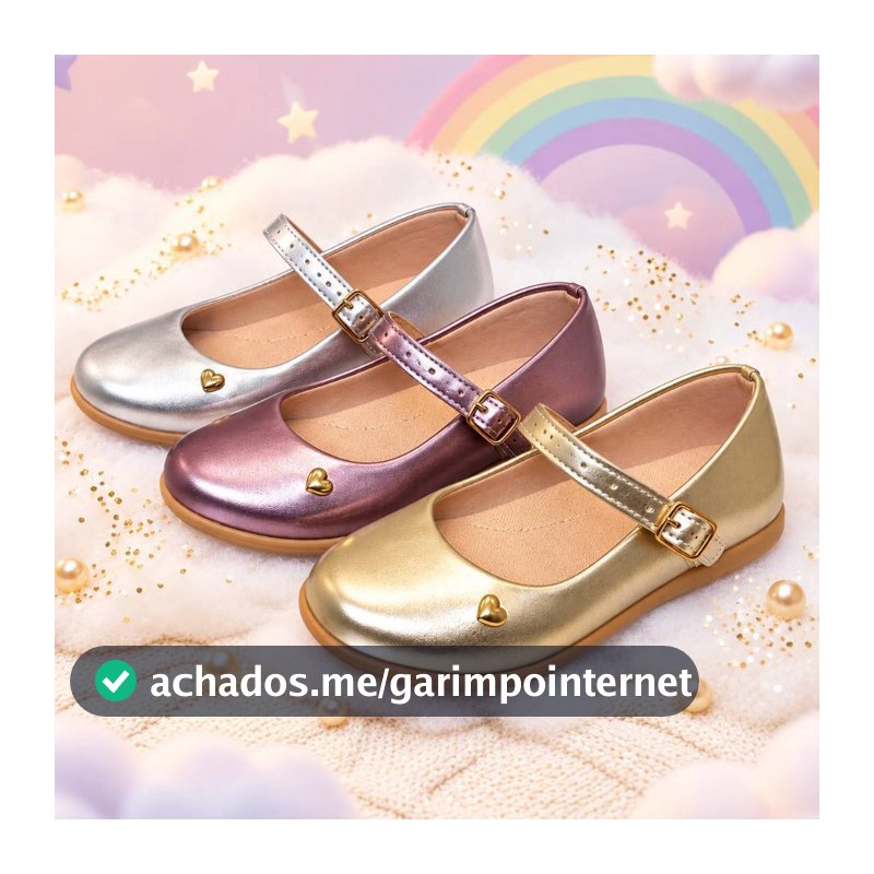 Sapatilha Infantil Bebê Menina Feminina Boneca Barato Promoção