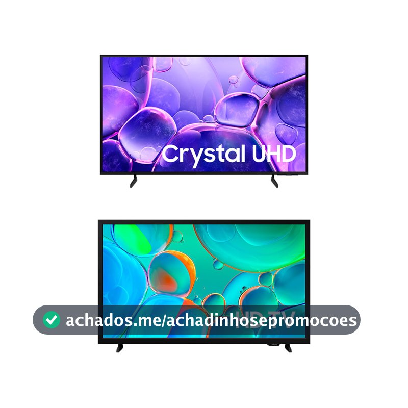 Smart TV 55" Crystal UHD 4K U8600F + Smart TV 32" HD H5000F