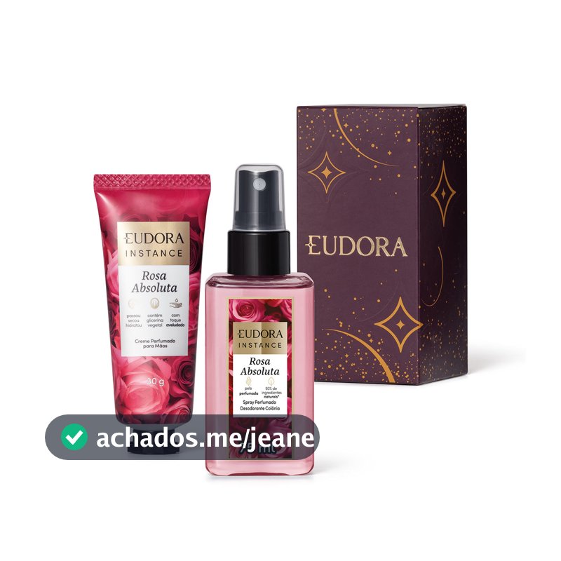 Kit Eudora Instance Rosa Absoluta (2 Produtos)