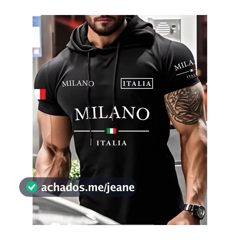 camisa camiseta capuz manga curta malha blogueiro estilo treino academia passeio