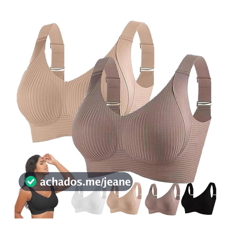 Sutiã Ajustável Sem Costura Com Copo Completo , Tamanho Grande , Vestígios , Beleza Nas Costas , Sutiãs Femininos