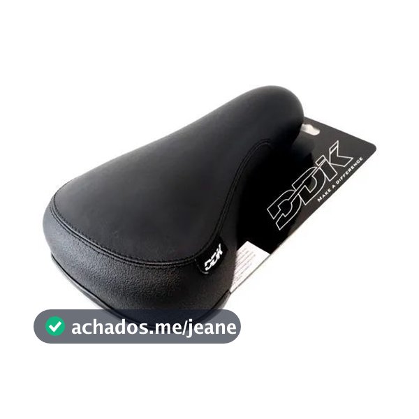 Selim Bike DDK 243 Modelo Antigo ORIGINAL Bmx Dirt Jump Freestyle Grau Banco P/ Gios e Selim DDK 245 Modelo novo