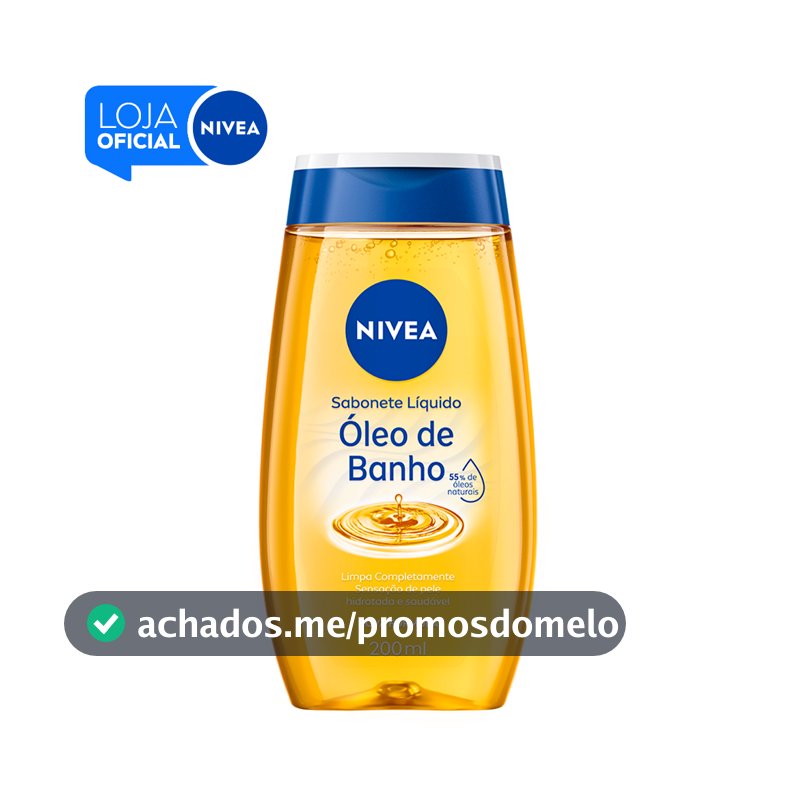 NIVEA Sabonete Líquido Óleo de Banho - 200 ml