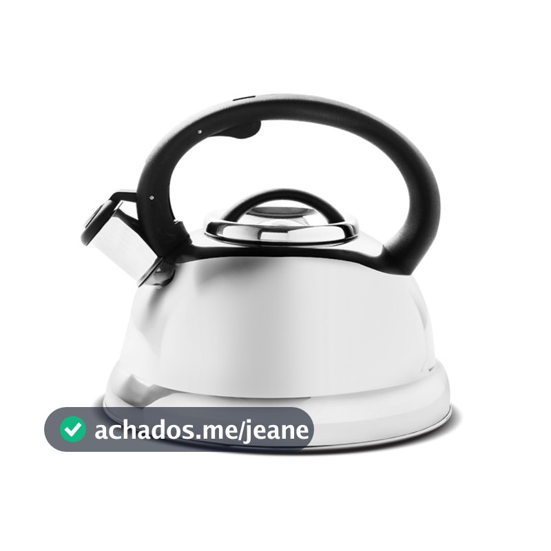 Chaleira Com Apito Brinox Roma 2,7 Litros Aço Inox