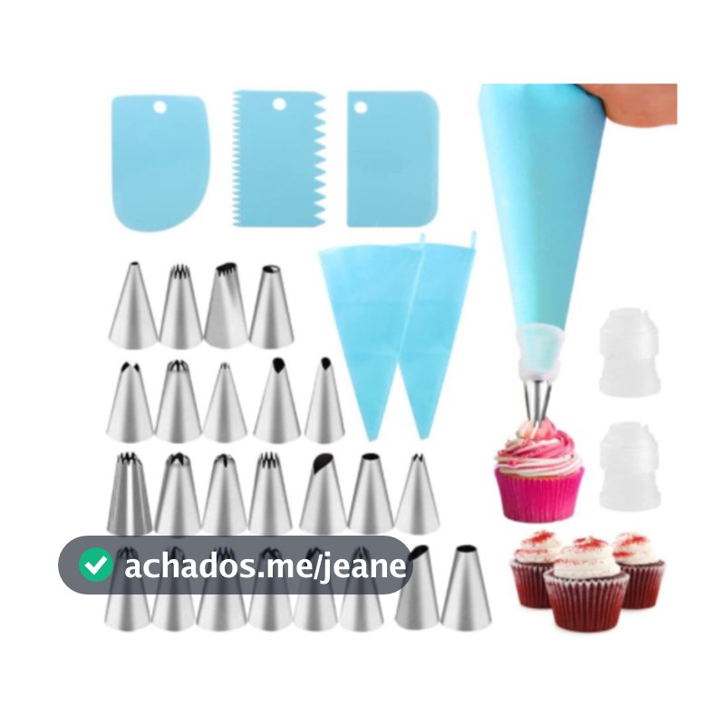 24 PÇS Conjunto De Saco De Confeiteira De Silicone Com Bico Para Decoração Com Creme / Confeitaria / Açúcar