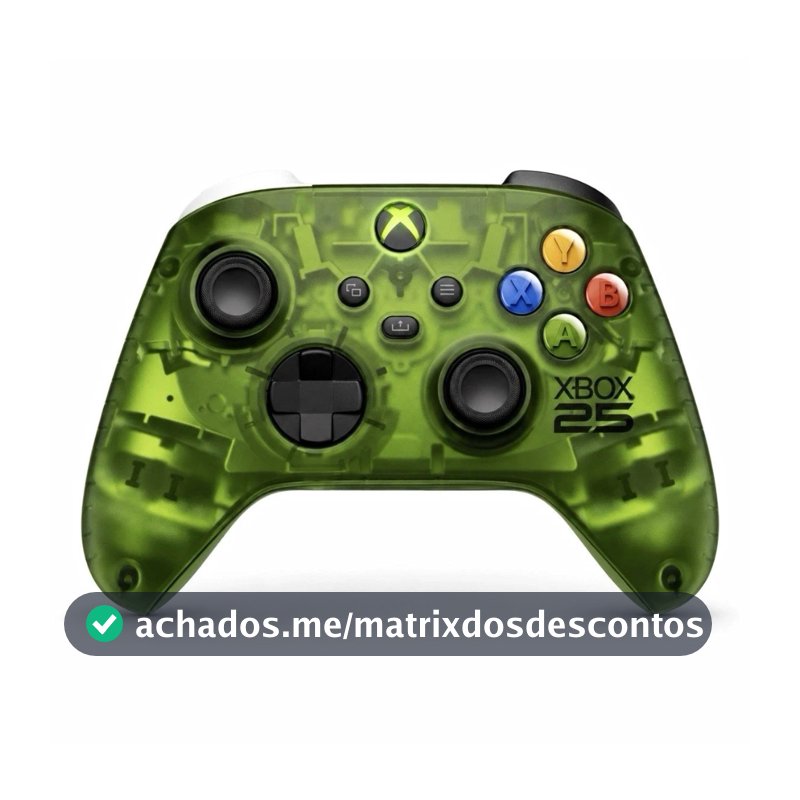Controle sem fio XBOX - X25 Edição Especial de 25 anos - XBOX Series X/S, XBOX One, PCs, TVs, mobile