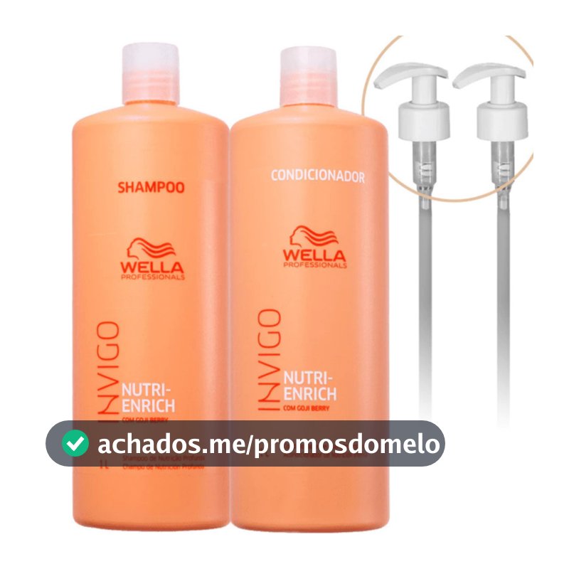 KIT WELLA INVIGO NUTRI-ENRICH SH 1L + COND 1L