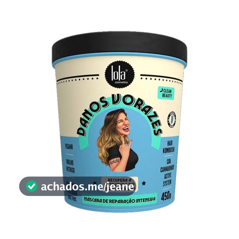 Máscara Lola De Reparação Intensiva Danos Vorazes 450g