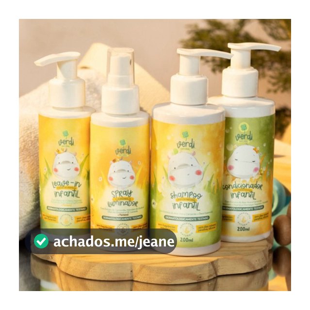 SHAMPOO, CONDICIONADOR, LEAVE-IN E SPRAY ILUMINADOR