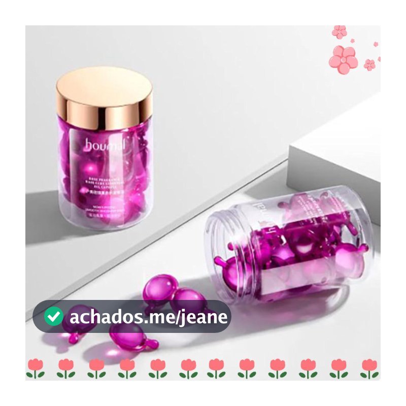 Rose Capsules Cabelo , Reparar Nutrir Extratos De Plantas Óleo De Queratina , Cápsulas