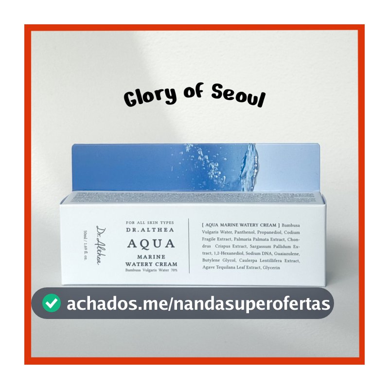 DR.ALTHEA Aqua Marine Watery Cream 50ml