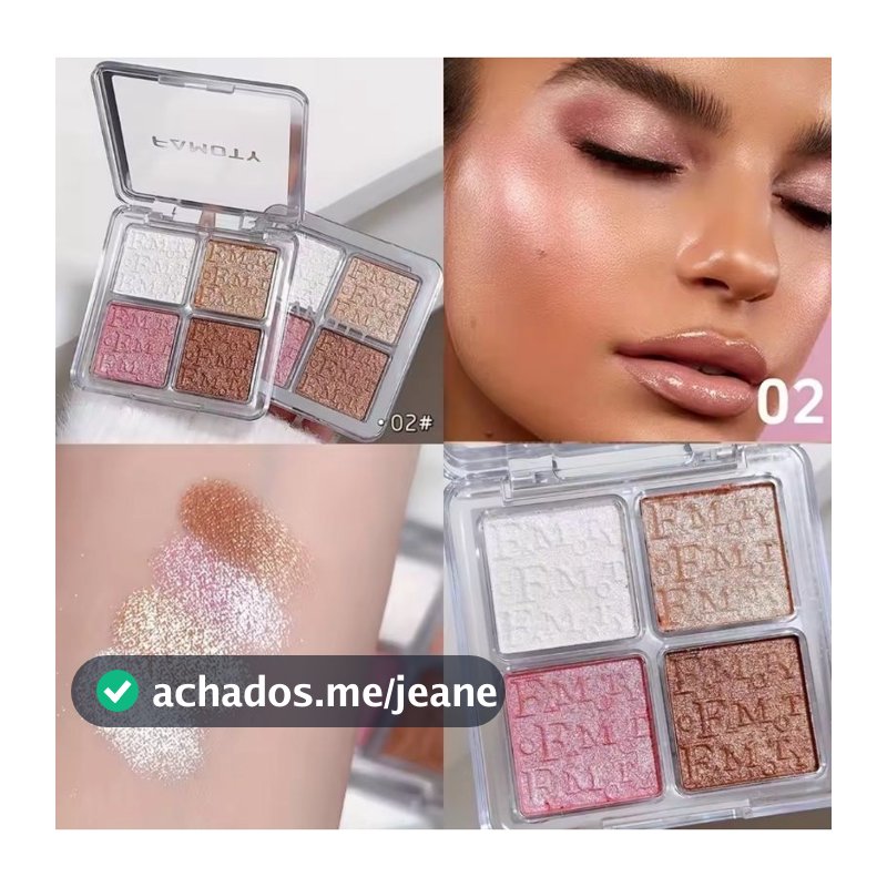 Paleta de Iluminador FAMOTY – Beleza que Brilha em Você!