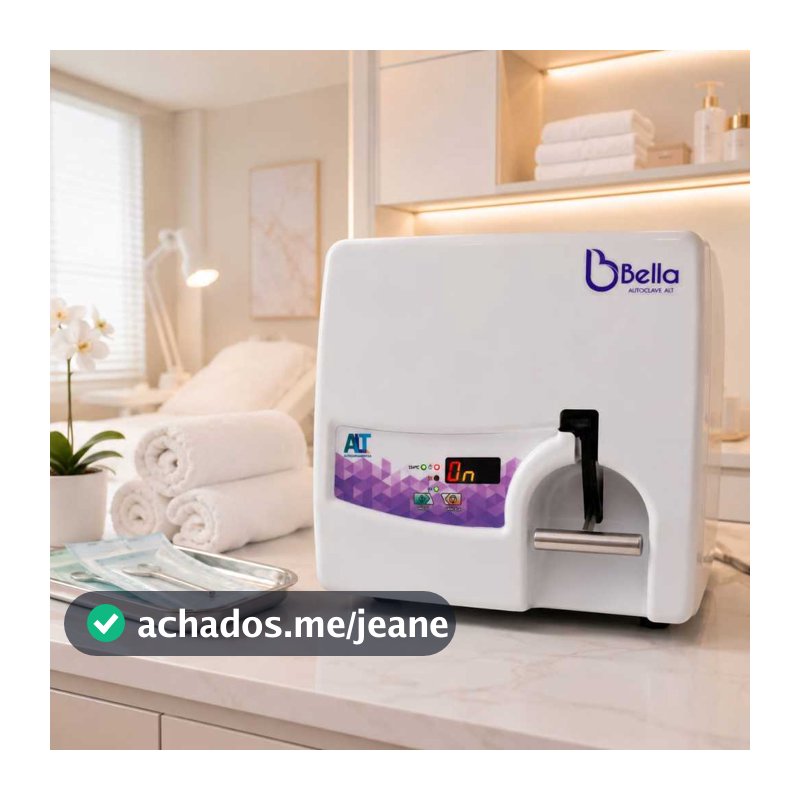 Autoclave Digital 5 Litros Alt Bivolt Para Manicures Estética Podologia Odontologia com Anvisa