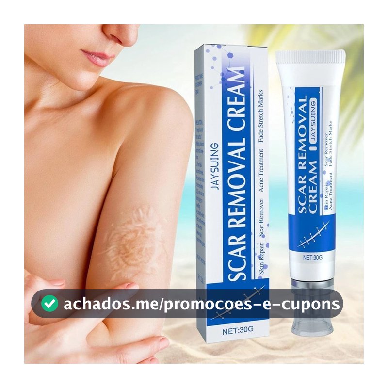 30g Creme Reparador Avançado De Cicatrizes-Manteiga De Karité , Esqualano E Centella | Seguro Para Gravidez/Crianças