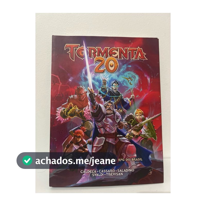 Livro de RPG de mesa - Tormenta 20