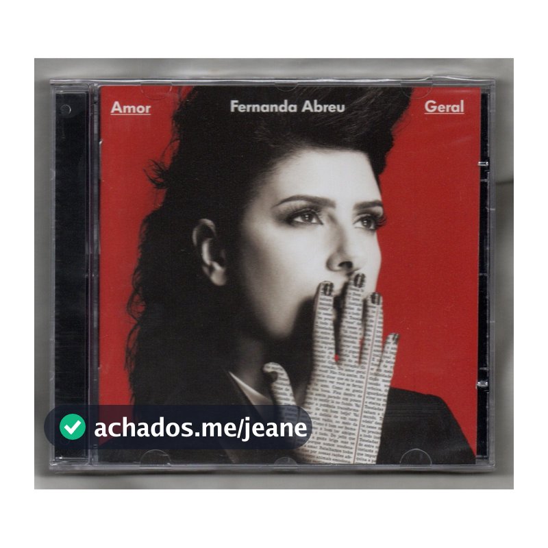 Fernanda Abreu Cd Amor Geral