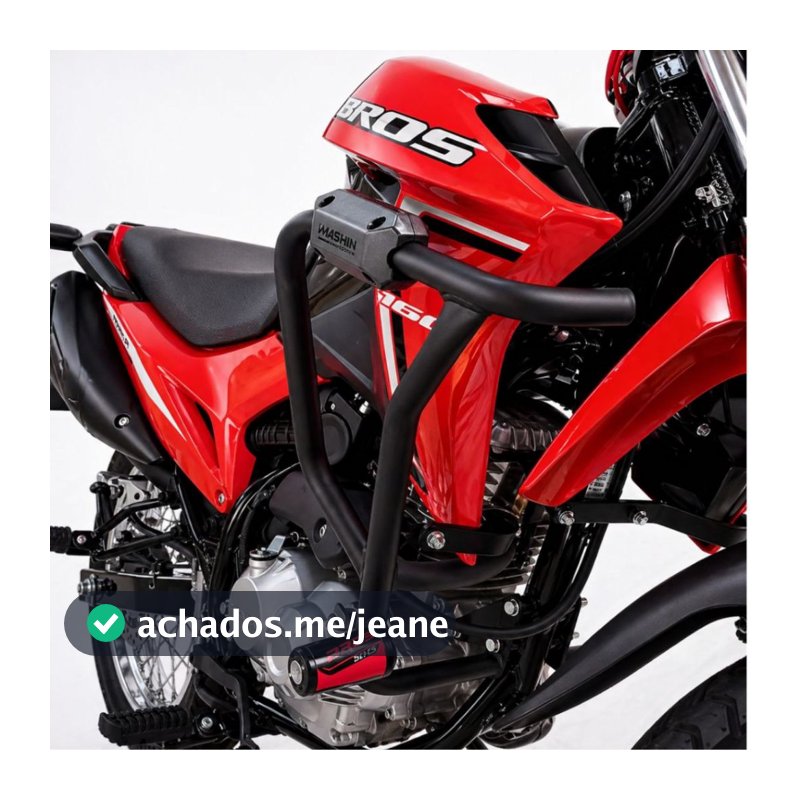 Protetor Bros 160 Carenagem Aba Tanque Motor Mata Cachorro Protetor de Carenagem BROS NXR 160 2016/2022