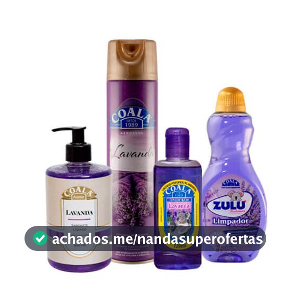 Kit Casa Limpa Coala/Zulu Perfumes - Lavanda