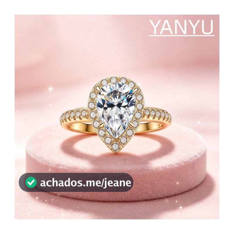 S925 anel de prata feminino gota de água zircão anel Retro anel de diamante hipoalergênico não-desbotamento