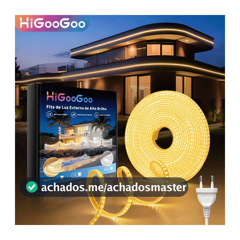 HiGooGoo 30M Ar Livre Fita LED 110v/220v Alto Brilho LED Strip Varal De luz Decorações De Carnaval Natal Interior Exter