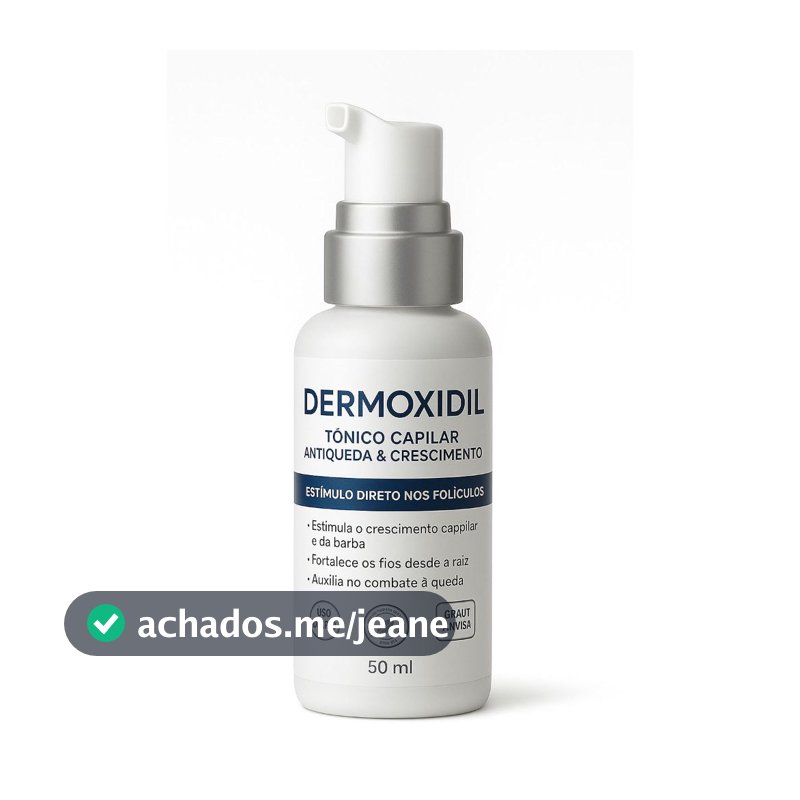 Tônico Dermoxidil Crescimento Barba e Cabelo Blend Mousse Antiqueda Preenche Falhas 50 ml