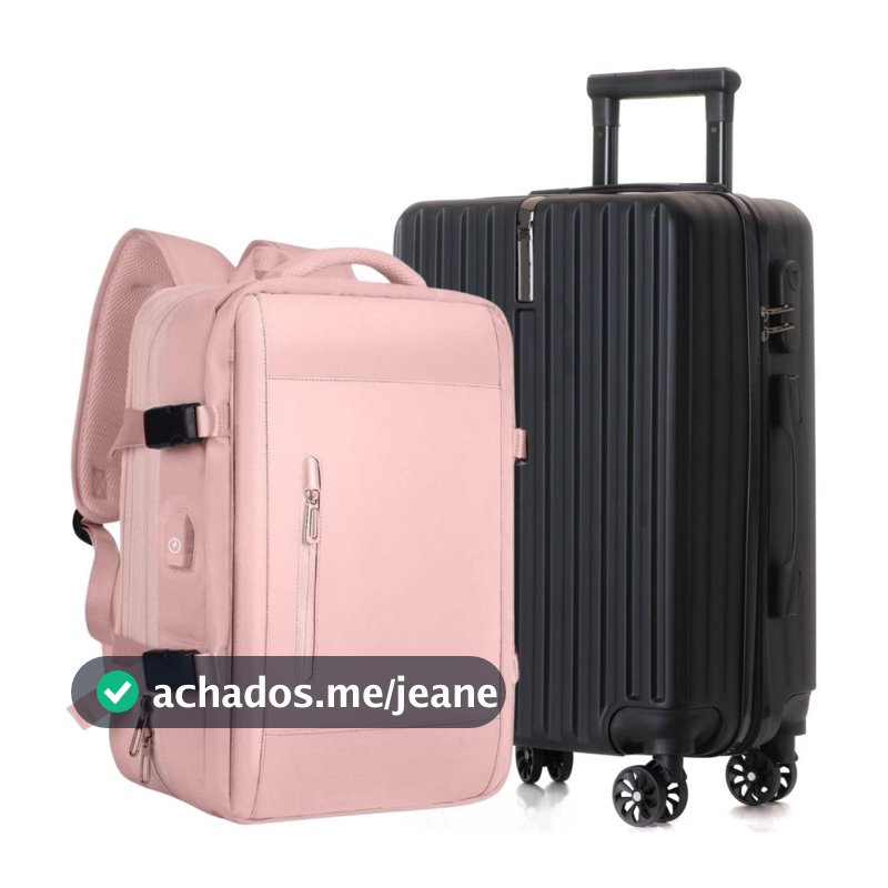 Mala De Viagem 10kg De Bordo Kit Mochila Para Viagem Aviao kit Viagem