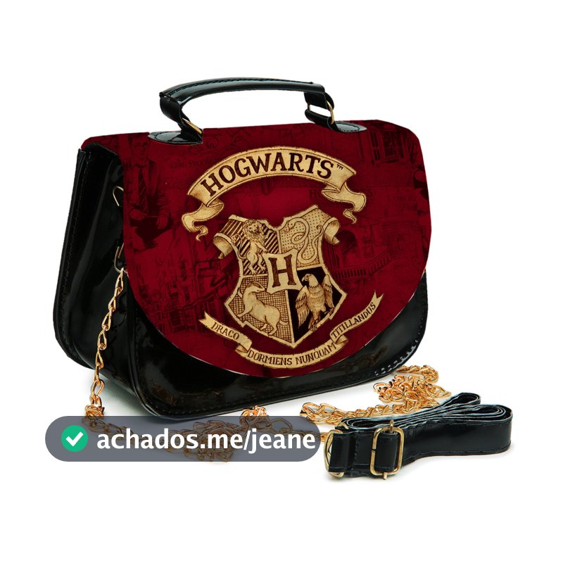 Bolsinha Luxo Infantil Pequena Harry Potter Bruxo Mágico