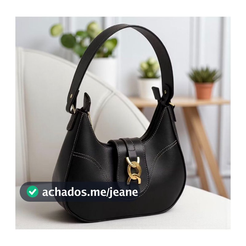 Bolsa Lunna Meia Lua de Ombro Feminina Casual Estilosa Baguete