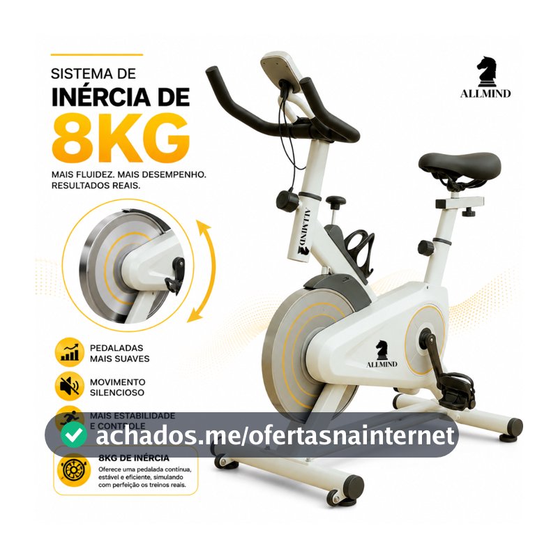 Bicicleta Ergometrica Spinning De Alta Performance Bicicleta De Academia Fitness 10Kg De Inercia