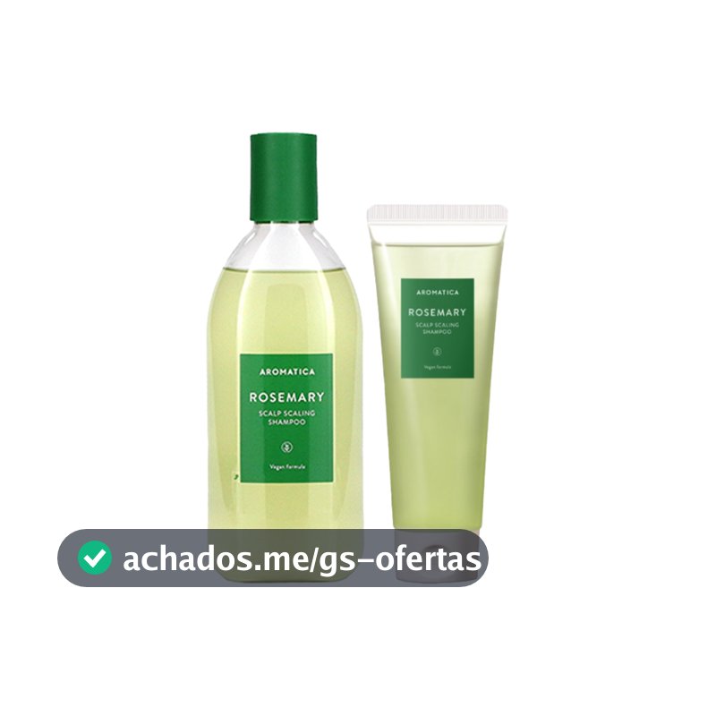 aromatica rosemary scalp scaling shampoo 400ml, 180ml