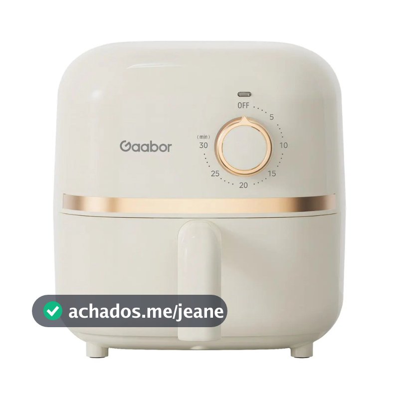 Air Fryer Pocket 1.4L Gaabor Fritadeira AF20M Off White