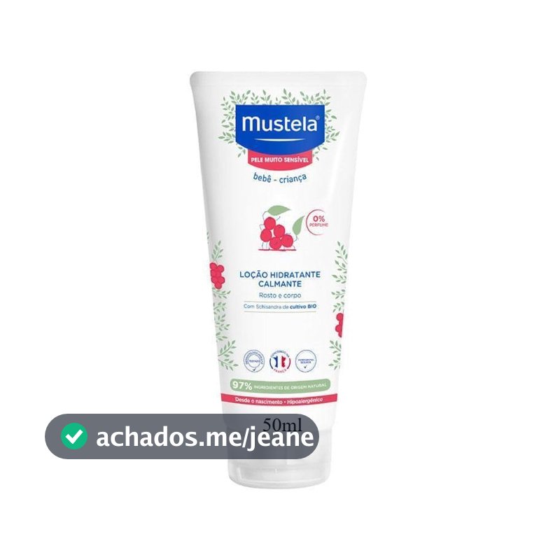 Mustela Calm Baby Loção Hidratante Pele Muito Sensível 50ml