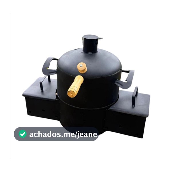 Mini Defumador Portátil Costelão Linguiça Com grelha Camping Pesca