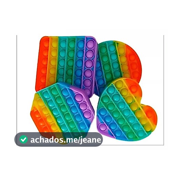 Push Pop It Unicórnio Silicone Sensorial Fidget Arco-Íris Brinquedo Autismo Alívio do Estresse Novo