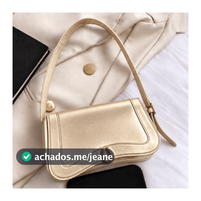 Bolsa Feminina Moda Premium Elegante Alça Regulagem Baguete Minimalista