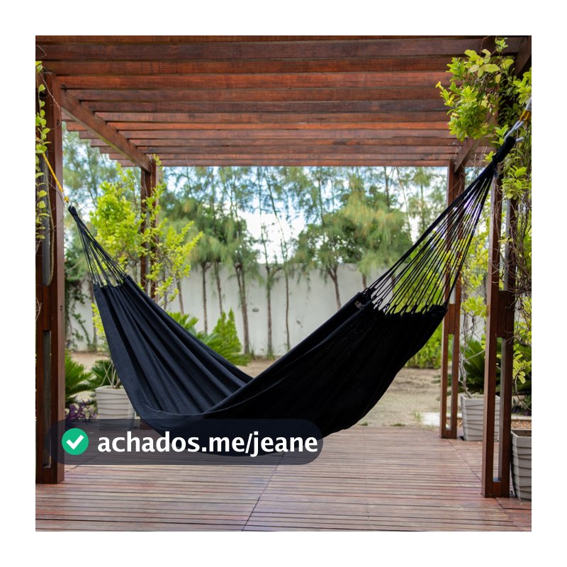 Rede de Descanso Jeans Life Basic até 2 Pessoas 3.90m x 1.40 c/ Varias Cores - Rede de Dormir
