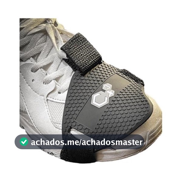Protetor De Tenis Sapato Pedal Passador Marcha Motoqueiro