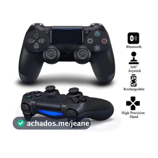 Controle joystick sem fio Playstation Dualshock PS4 ANGELA