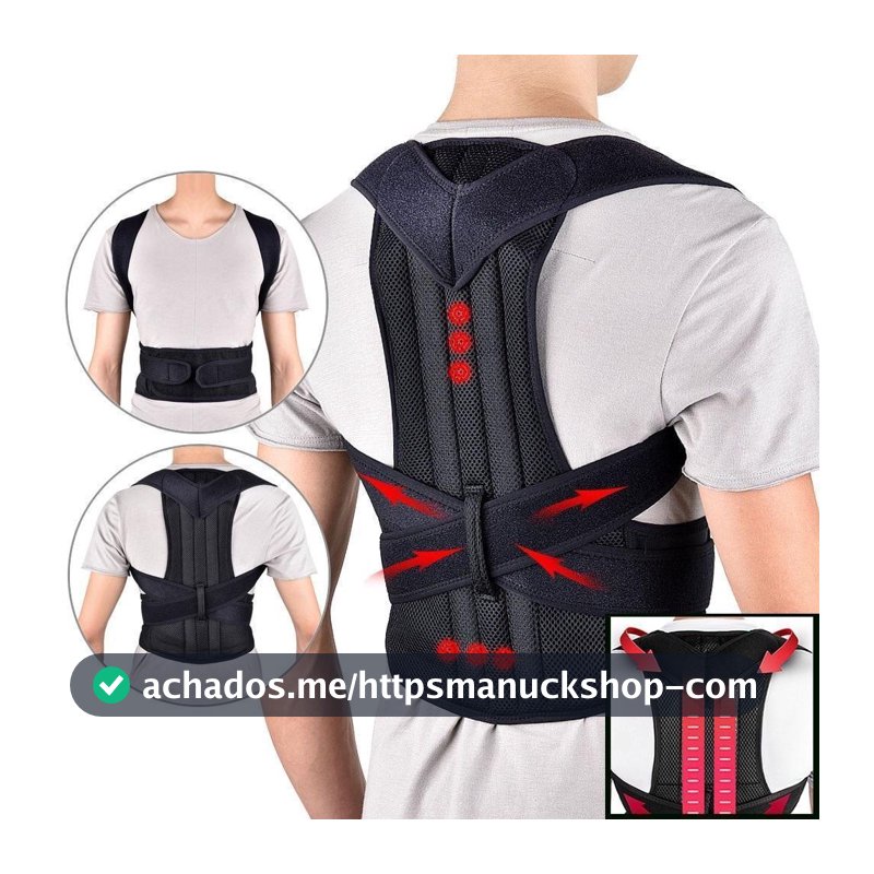 Corretor Postura Cinta Postural Para Coluna Corrigir Postura Protetor Lombar Corretor